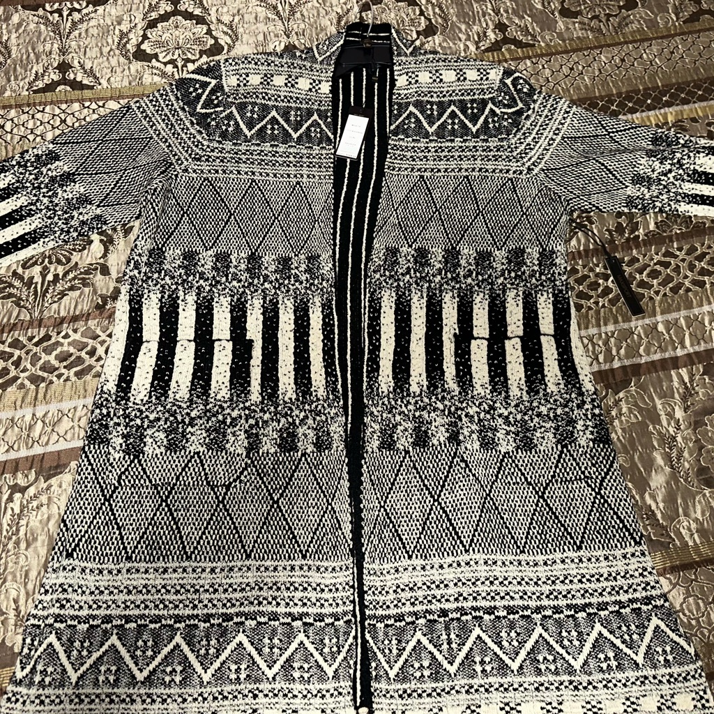Max Sport Women’s Patterned Longline Cardigan